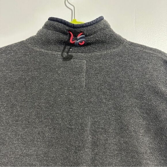 Vintage Abercrombie And Fitch Men’s Full Zip Vest Fleece Grey size L - Picture 5 of 6